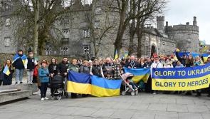 Ukrainians mark one year of occupation with unity and defiance in Kilkenny