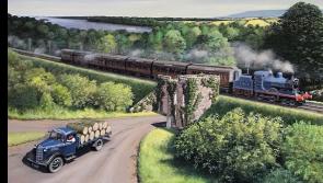 New painting captures essence of old Bundoran Express train