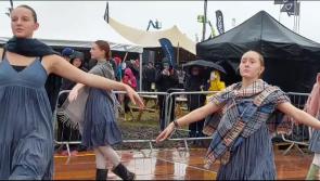 WATCH: Carlow ballet show poise and professionalism during rainy opening ceremony at the Ploughing 
