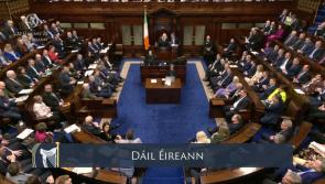 WATCH: Chaotic scenes in the D&aacute;il as Ceann Comhairle suspends proceedings twice!