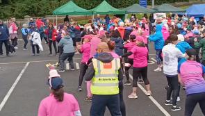 Watch:  Hundreds of dragon boat paddlers Zumba at Donegal Town pier