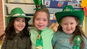 GALLERY: Castletown Girls in Dundalk take part in Lá Glas for Ukraine Appeal