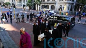 ‘A moral giant’: South Africans pay their respects to Desmond Tutu
