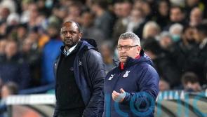 Patrick Vieira could return to the touchline for Palace’s clash with West Ham
