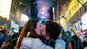 Ball drops as New York starts 2022 with traditional Times Square celebration