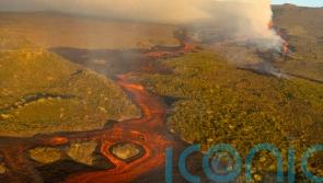 Tallest Galapagos volcano erupts