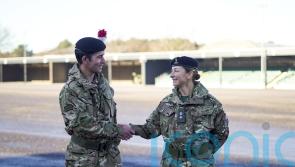 First woman to command Army training takes over role from husband