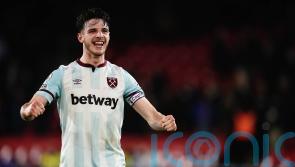 David Moyes hails Declan Rice’s rise and says he can still improve his game