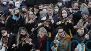 Tin whistles and tears as thousands gather for funeral of Ashling Murphy