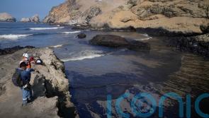 Fishermen protest after eruption causes oil spill in Peru