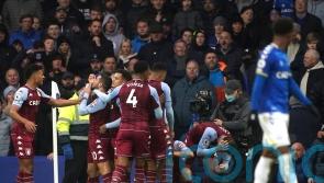Fan charged after Aston Villa players hit by bottle thrown from crowd