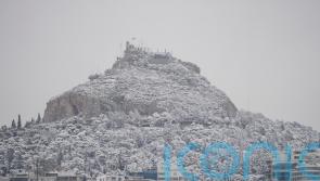 Severe weather brings snow to Athens and Greek islands