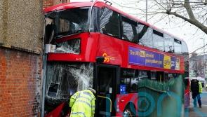 Three children and two adults in hospital after north-east London bus crash