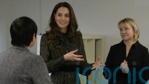 Kate visits crisis support service Shout to mark one million text conversations