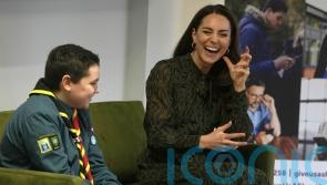 Kate hails inspiring teenage Scout fundraiser who slept outside for a year