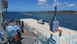 Tonga volcano: Royal Navy vessel arrives in country carrying UK aid
