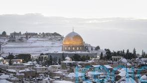 Jerusalem blanketed in white after rare snowfall
