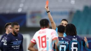 Kyle Walker banned for three European games after red card against Leipzig