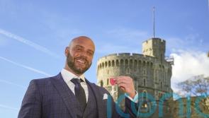 Personal trainer collects MBE after walking to Windsor from Middlesbrough