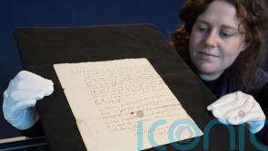 Letter written by Mary Queen of Scots sells for £32,500 at auction