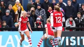 Stina Blackstenius’ late equaliser earns WSL leaders Arsenal draw with Man Utd
