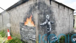 Banksy’s ‘Season’s Greetings’ to leave Wales after vandals attack artwork