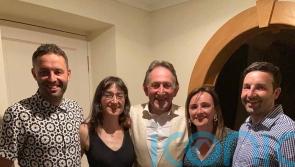 Grandfather determined to help find cure for cruel condition that took his wife and means his twins have inoperable tumours wrapped around their necks