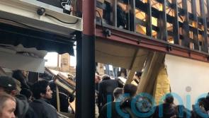 Mezzanine floor collapses in London bar