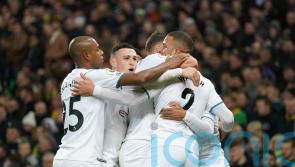 Raheem Sterling nets hat-trick as leaders Manchester City brush aside Norwich