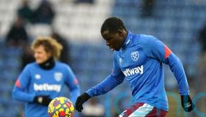 Kurt Zouma drops out of West Ham line-up at Leicester after feeling unwell