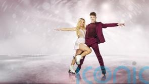 Love Island star Liberty Poole takes a tumble during Dancing On Ice