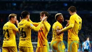 Luuk De Jong&rsquo;s late header earns Barcelona draw with Espanyol