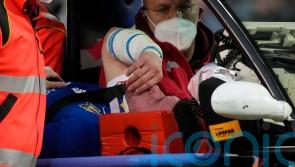 Sebastian Negri thanks Ellis Genge for help after he was knocked unconscious