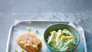 Phil Vickery’s Spam fritters with spring onion mash recipe