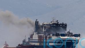 Body found and and survivor rescued as ferry continues to burn off Corfu