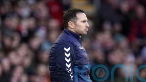 Frank Lampard won’t panic if weekend ends with Everton in relegation zone