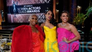 Stars bring burst of colour as awards season red carpets return with SAGs