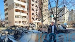 Ukrainian compares Kyiv shelling to the Blitz but says citizens stand ‘united’