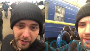 British father makes it to wife and son after two-day journey to Ukraine
