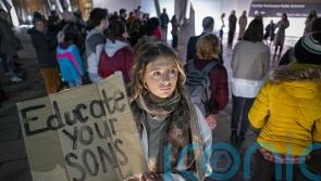Holyrood protesters demand change one year on from Sarah Everard’s murder