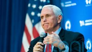 Pence takes swipe at Trump and ‘apologists for Putin’