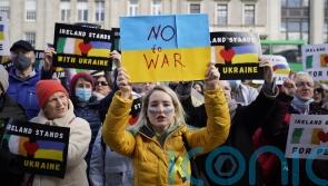 Priest who threw paint at Russian embassy calls for war protests to continue