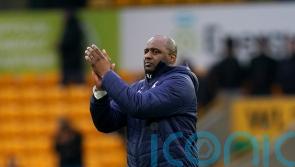 Patrick Vieira hails Palace’s first-half display at Wolves as ‘one of the best’