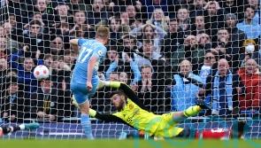 Kevin De Bruyne and Riyad Mahrez braces see City beat United in Manchester derby