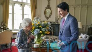 Canada’s PM praises Queen as she holds first in-person audience since Covid bout