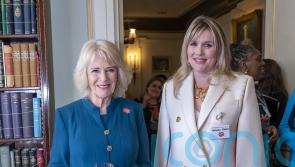 Camilla meets actress who played her in The Crown