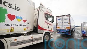 Irish truckers leave for Ukraine with 500 tonnes of aid