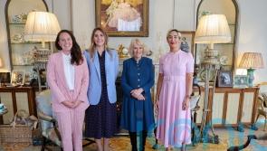 Camilla celebrates record-breaking female rowing trio
