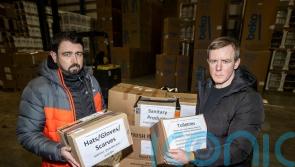 Aid truck prepares to leave Northern Ireland destined for Ukraine