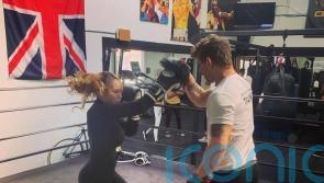 Former nurse’s prescription for happiness is training as a stuntwoman so she can live in Hollywood with her five children who also do stunts